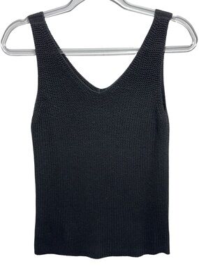Cotton Knit Vest Sweater Tank Top